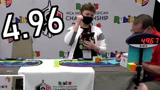 4.96 Official 3x3 Single! (Rubik's WCA North American Championship 2022)