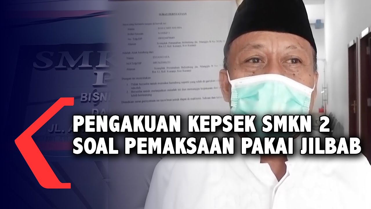 Pengakuan Kepala Sekolah SMKN 2 Padang Soal Pemaksaan Siswi Non-Muslim ...