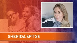 Oud-internationals feliciteren Sherida Spitse