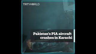 Pakistan’s PIA aircraft with 107 people on board crashes in Karachi