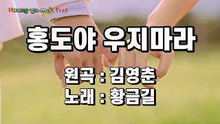 [Cover]  황금길 - 홍도야 우지마라 (원곡 /김영춘) 영상가사