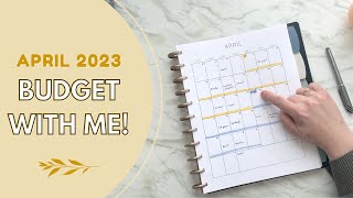 Budget Overview - April 2023 - Budget With Me - Canadian Budgeter