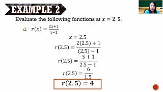 General Math Module 2 Week 1: Evaluating Functions