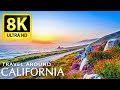 California 8K Ultra HD Drone Video - Beaches and landmarks with relaxing music