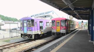 2012-05-13 北条鉄道 北条駅からの出発の様子