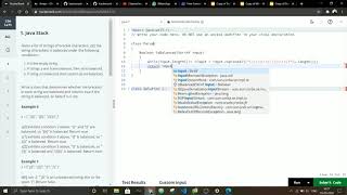 Hackerrank Java(basic) Skills Certification Solutions Java Stack Program in JAVA