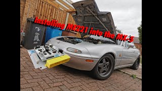 Standalone ECU install in the MX-5 (ME221).