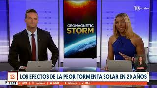 Impresionantes auroras australes en Chile: Los efectos de la peor tormenta solar en 20 años