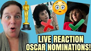 2022 OSCAR NOMINATIONS LIVE REACTION!!!! *shocks and surprises in every category!*