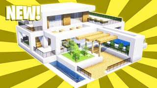 Minecraft : How To Build a Small Modern House Tutorial (#43)