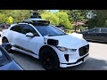 Waymo One, future cab no driver robot Self Driving Car in San Francisco, California 加州旧金山的无人驾驶汽车