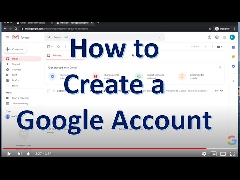 How do I create a Google account?