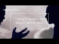 ASMR: i don't want to fight with you