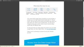 Cox enforcing Data limits?