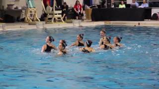 11-12 Synchronized Swimming Team - Toronto Synchro Purple Team, 2016