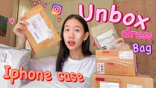 Unbox แกะพัสดุเสื้อผ้า กระเป๋า เคส IPhone 11 pro เปิดซองสุ่มเครื่องเขียน โบว์ผูกผม [Nonny Diary]