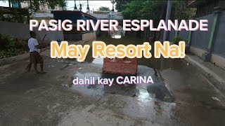 Pasig River Esplanade Phase 2 may Resort na! July 27 2024 update #manilaupdate #manila