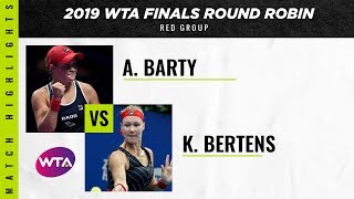 Ashleigh Barty vs. Kiki Bertens | 2019 WTA Finals | WTA Highlights