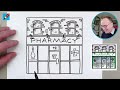 How to Draw a Pharmacy, Chemist or Drug Store Real Easy