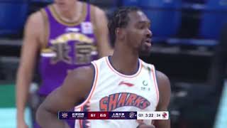 CBA | 诺阿·冯莱CBA首秀砍23+14助上海大胜北控 | Former NBA player Noah Vonleh made his CBA debut.