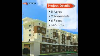 Gulmohar Residency | Ready To Move In | 3BHK Gated Homes @ Mallapur, Hyd | Sizes: 1360 - 1660 SQ.FT