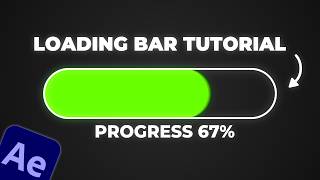 Loading bar animation tutorial in After Effects