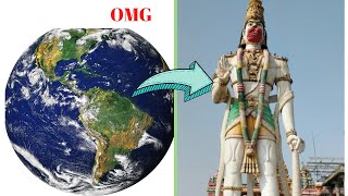 105 feet long Hanuman ji 😮||Google Map||Do you want to see that?#shorts