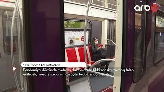 Metroda yeni qaydalar (02.05.2020) - ARB24 (Xəbərlər)