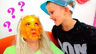 Vlad and mama pretend play Makeup toys