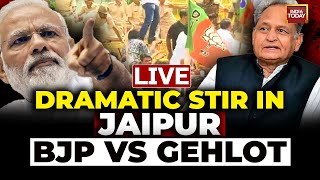 BJP Jaipur Protest LIVE: BJP Stir In Over Crime Against Women | BJP Vs Cong | Rajasthan Polls 2023