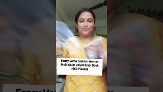 Meesho Unboxing || Under 200 || Vama Fancy Multicolour Velvet Bindi || #shorts #ytshorts