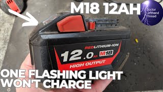 M18 12ah Battery Repair Tutorial Cells rebalanced