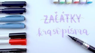 Jak začít s krasopísmem | Handlettering | DIY