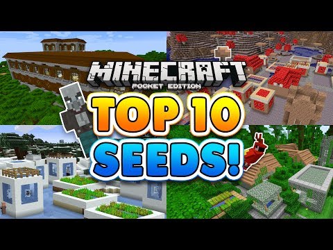 TOP 10 BEST SEEDS for Minecraft Pocket Edition!! TOP 10 BEST SEEDS for Minecraft Pocket Edition!!
