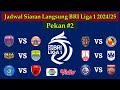 Jadwal BRI Liga 1 Pekan ke 2 - PERSITA Tangerang vs PERSIJA JAKARTA - BRI Liga 1 2024/2025