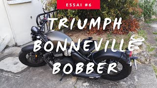 ESSAI #6 : Triumph Bonneville Bobber 🏍Pas besoin d'aller vite pour kiffer 😍😍😍