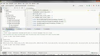 Class Scheduling + Genetic Algorithm + P2P + Student Scheduling + Python (05 - public version)