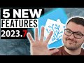 5 New Features in 2023.7 (Home Assistant)