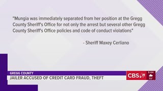 OFFICIALS: Gregg County jailer arrested for credit card abuse while on duty