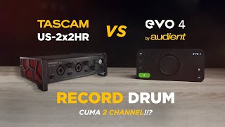 Perbandingan TASCAM US 2X2HR Vs Evo 4 By Audient Soundcard 2 channel anti mainstream