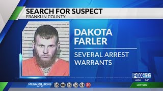 Franklin County sheriff searching for man with multiple warrants