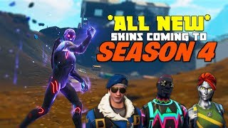 All New Item Shop Skins Coming To Fortnite Fortnite Seas - all new item shop skins coming to fortnite fortnite season 4 leaked