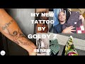 I GOT A NEW TATTOO BY GOLDY Z | DOT CREATIVE | & NEW PICKUPS | ARIEL ROSADO