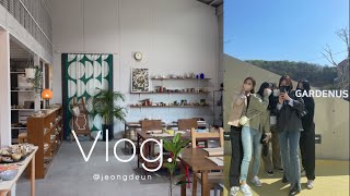 VLOG｜파주로 게임하러 간(?) 여행브이로그｜머그공방, 도자기 체험, 가드너스, 장인한과 약과, 파주 에어비앤비, 생일파티, 좀비게임🧟, 서울식물원, 피크닉