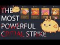 Most powerful critical strikes, theory. Confident + Pocky, Last End + Risky Beast. Axie Infinity.