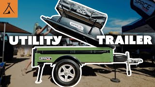 The Compact, Go-Anywhere, Utility Trailer - @SPACE_Trailers  at @OverlandExpo  Mountain West 2022