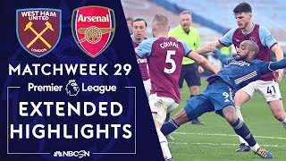 West Ham v. Arsenal | PREMIER LEAGUE HIGHLIGHTS | 3/21/2021 | NBC Sports