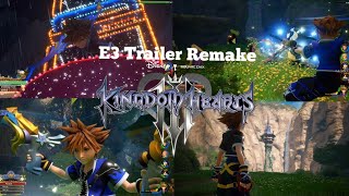 KHIII E3 2015 Trailer REMAKE ft. KH2 Sora