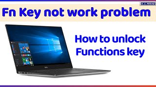 Dell Laptop function key problem fix | Fn Key Not work solution|
