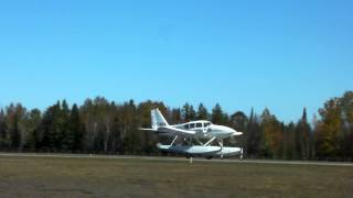 Piper Aztec Nomad taking off on land